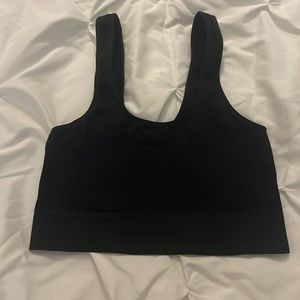 Cute black crop top